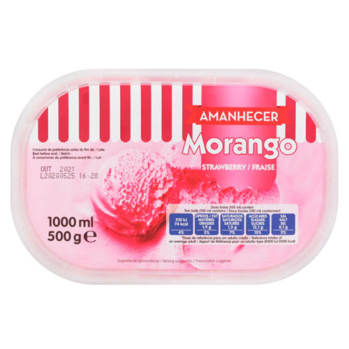GELADO AMANHECER MORANGO 1L