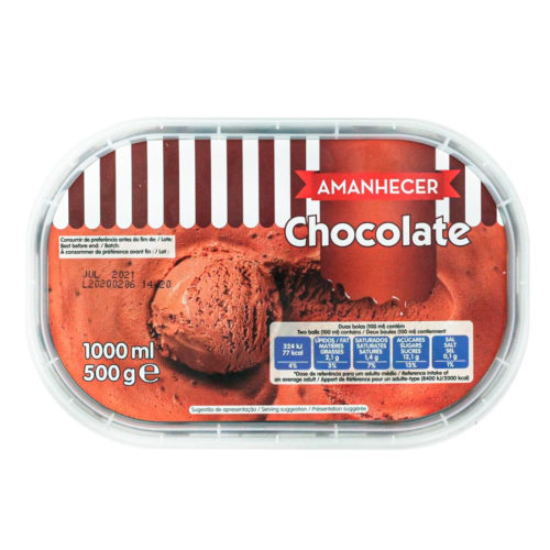 GELADO CHOCOLATE AMANHECER 1L