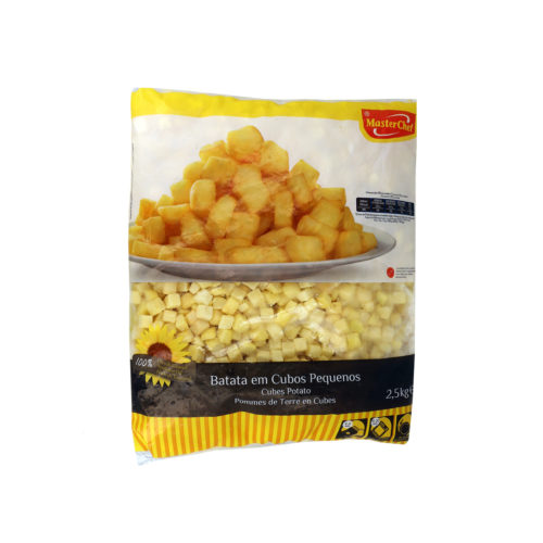 BATATA PRE FRITA CUBOS MCHEF 12/12 2,5KG