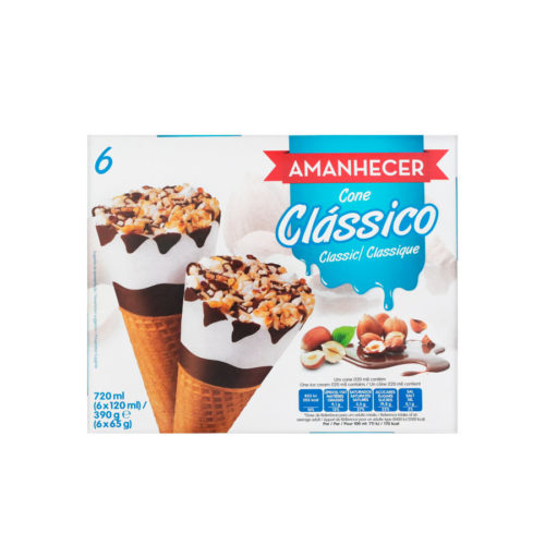 GELADO CONE CLASSICO AMANHECER 6X120ML