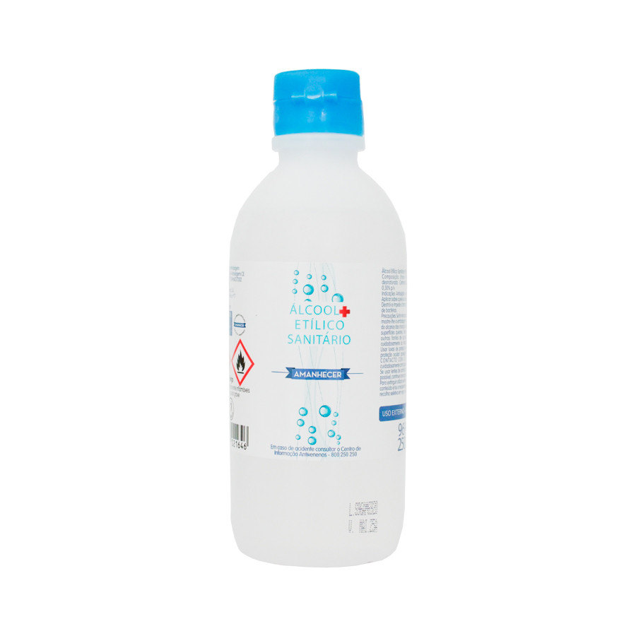 ALCOOL ETILICO AMANHECER 96% 250ML