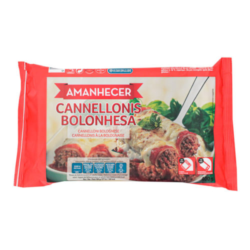 CANNELLONI BOLONHESA AMANHECER 400GR