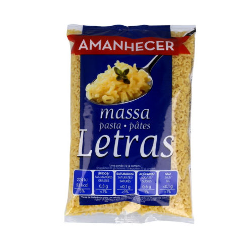 MASSA AMANHECER LETRAS 250GR