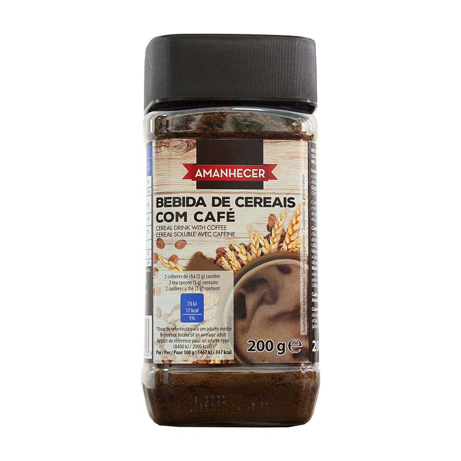 BEBIDA CEREAIS COM CAFÉ AMANHECER 200GR