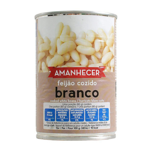 FEIJÃO BRANCO AMANHECER 420GR LATA