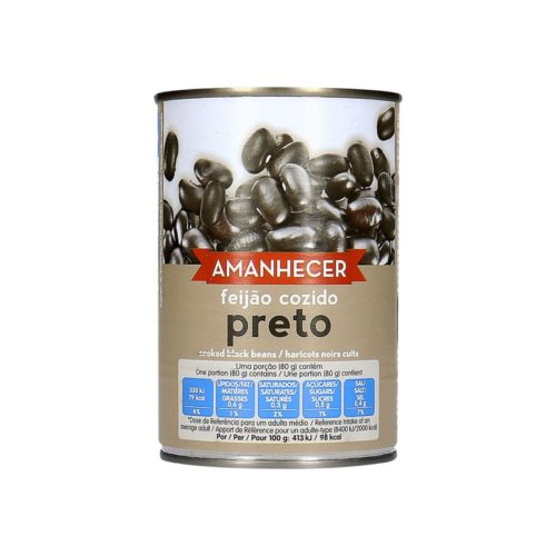 FEIJÃO PRETO AMANHECER 420GR LATA