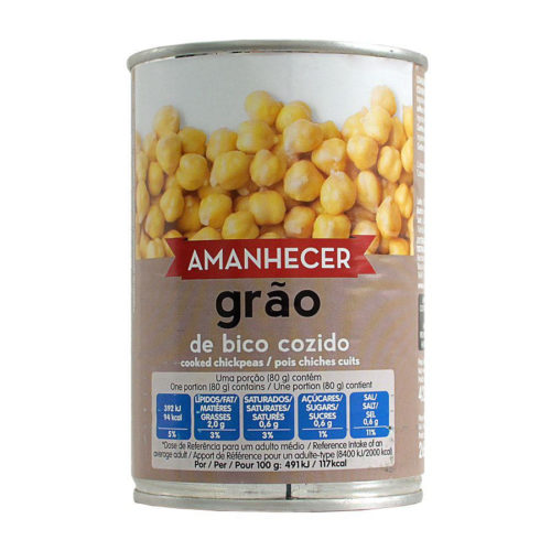 GRÃO DE BICO AMANHECER 420GR LATA