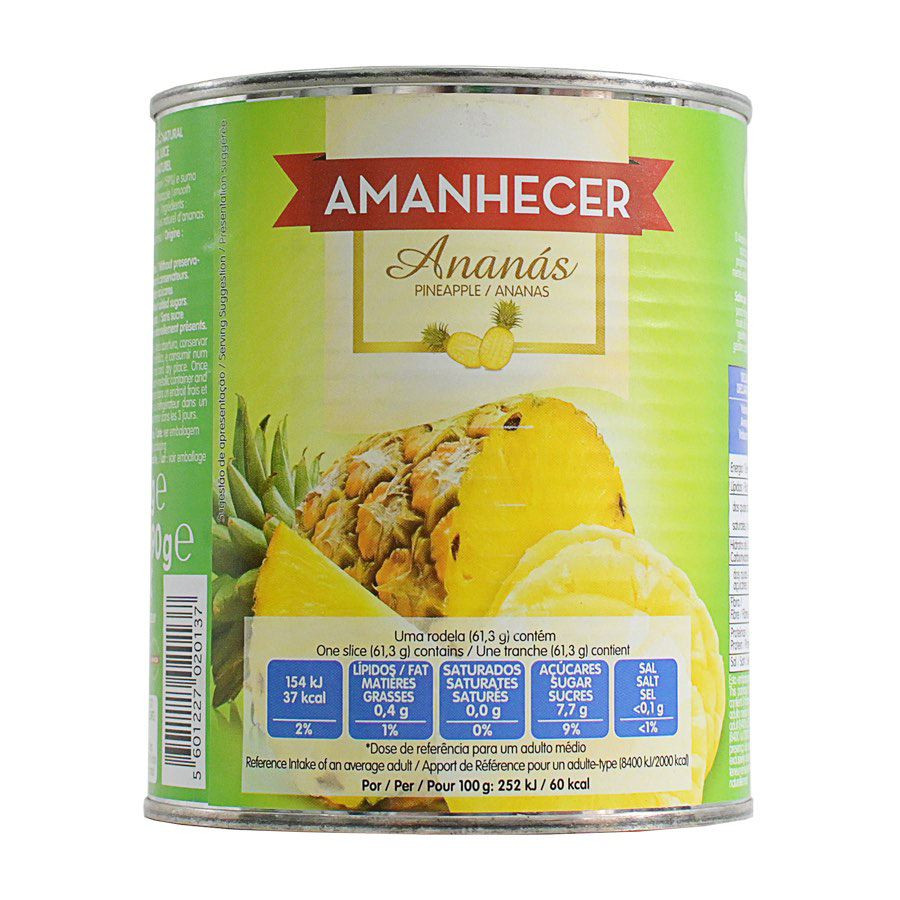 ANANÁS AMANHECER LATA 825GR