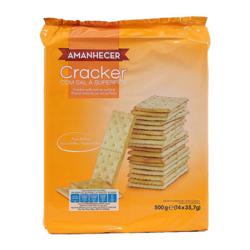 BOLACHA CRACKER C/SAL AMANHECER 500GR