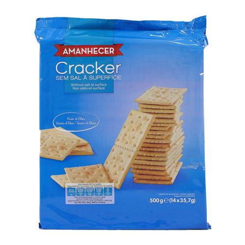 BOLACHA CRACKER S/SAL AMANHECER 500GR