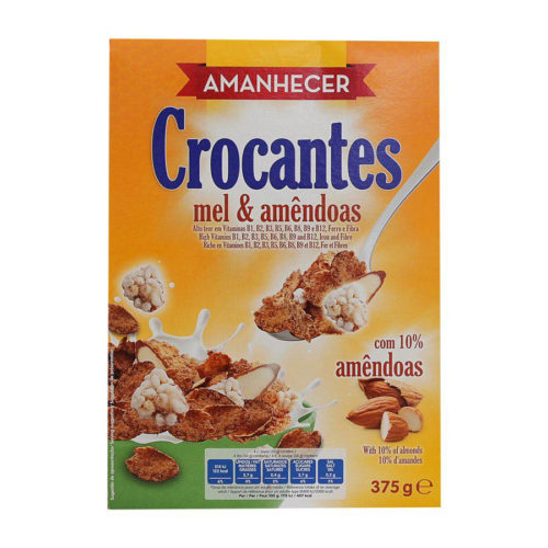 CEREAIS AMANHECER MEL&AMÊNDOAS 375G