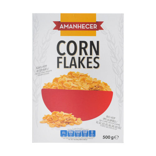 CEREAIS CORN FLAKES AMANHECER 500GR