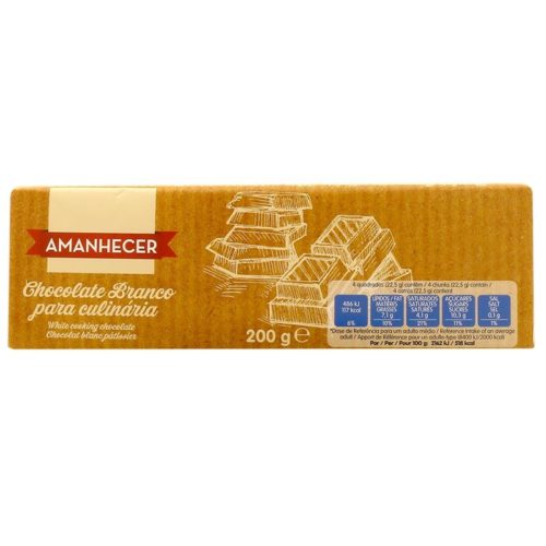 CHOCOLATE BRANCO CULINÁRIA AMANHECER 200GR
