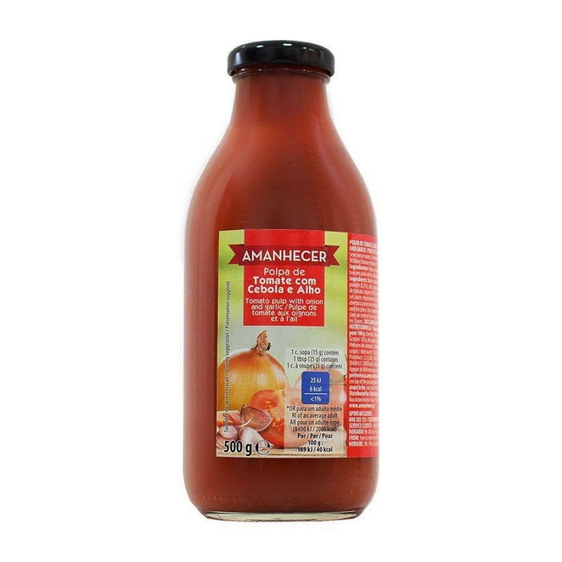 POLPA TOMATE CEBOLA E ALHO AMANHECER 500ML