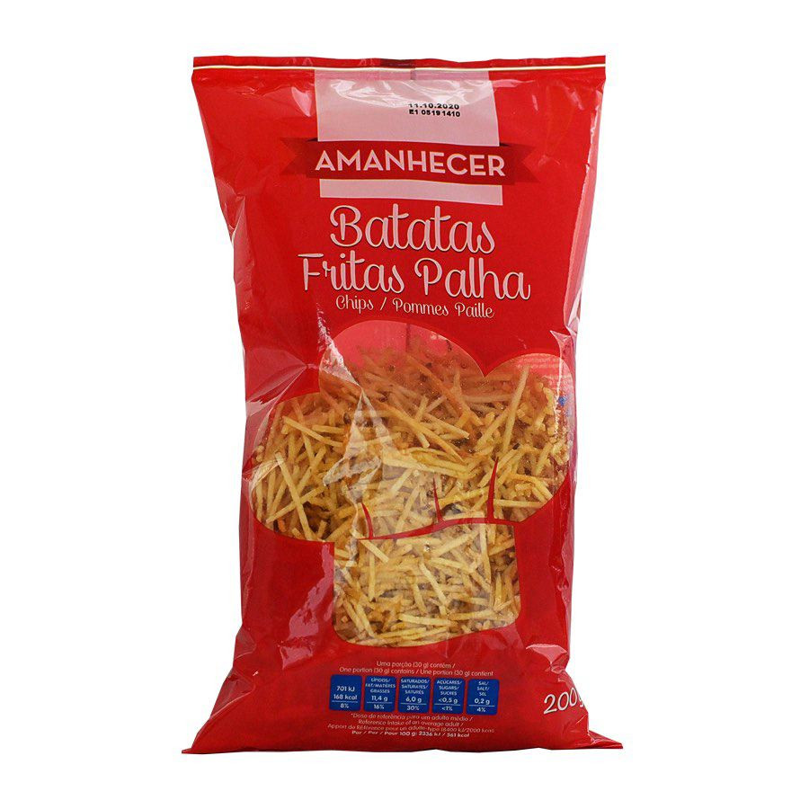 BATATA FRITA PALHA AMANHECER 200GR