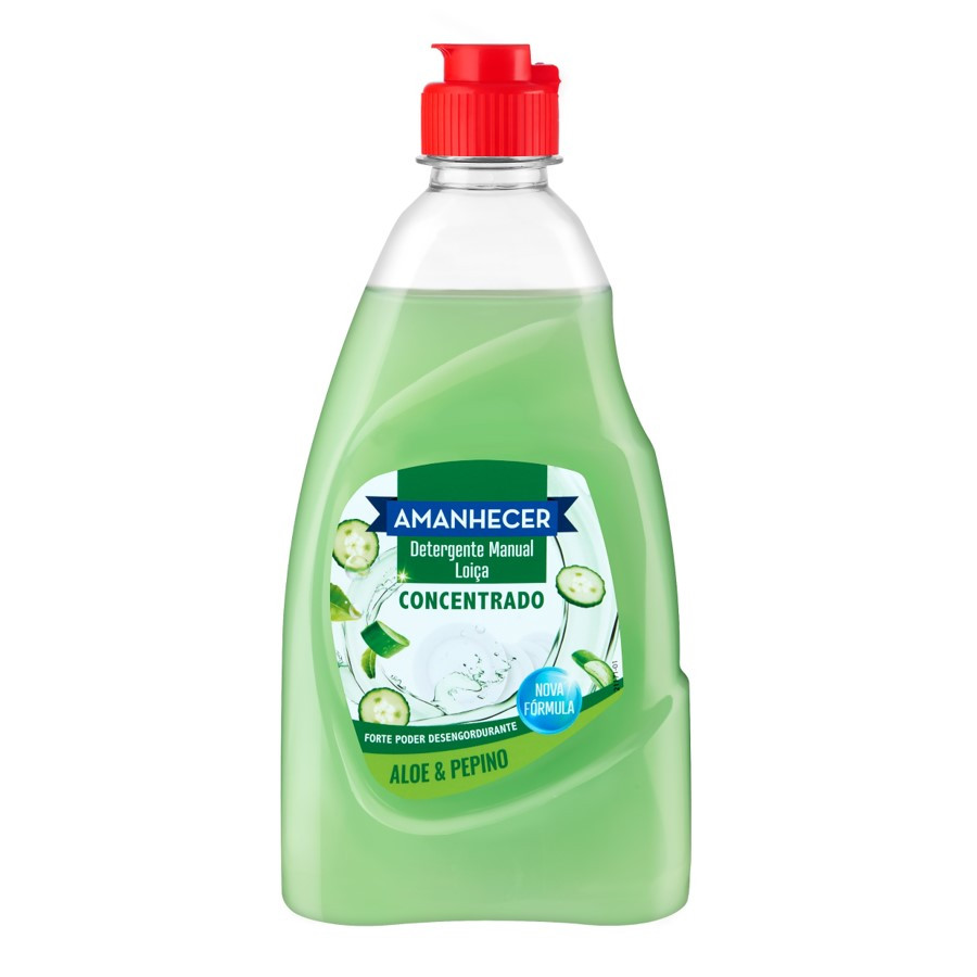 DETERGENTE LOIÇA CONCENTRADO ALOE&PEPINO AMANHECER 500ML