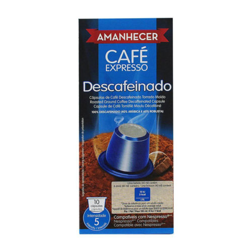 CAFÉ DESCAFEINADO AMANHECER 10CÁPS