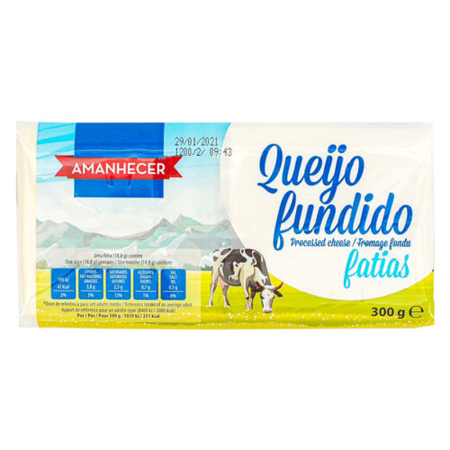 QUEIJO FUNDIDO FATIAS AMANHECER 300GR