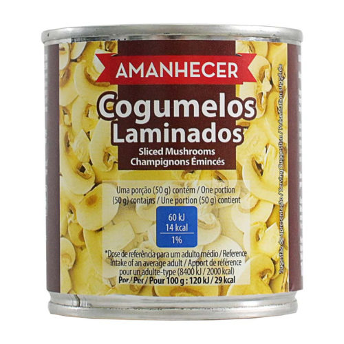 COGUMELOS LAMINADOS AMANHECER 185GR