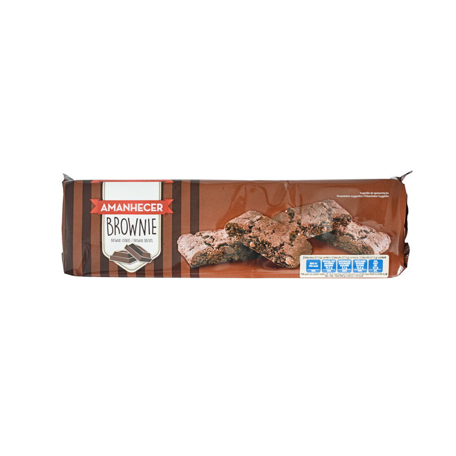BOLACHA AMANHECER BROWNIE COOKIES 225GR