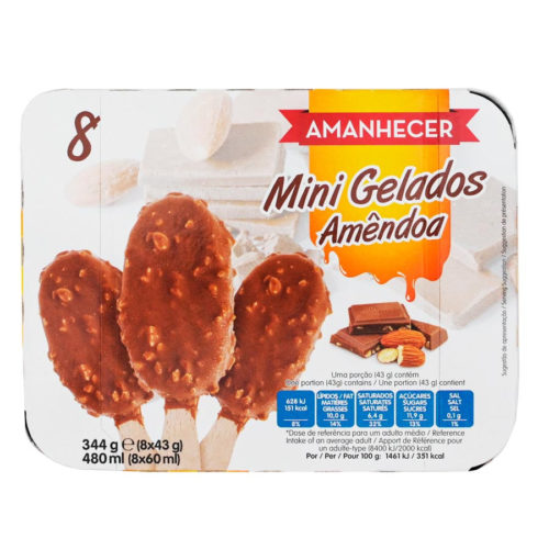 GEL AMANHECER MINI AMENDOA 8X60ML