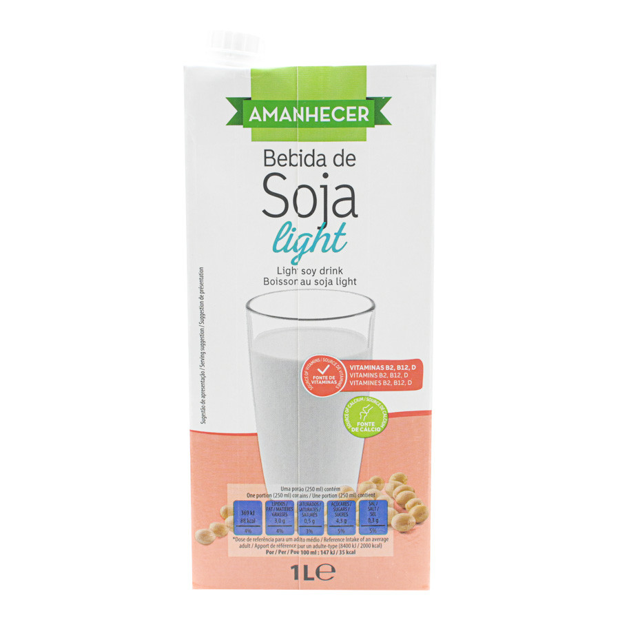 BEBIDA SOJA LIGHT AMANHECER 1L