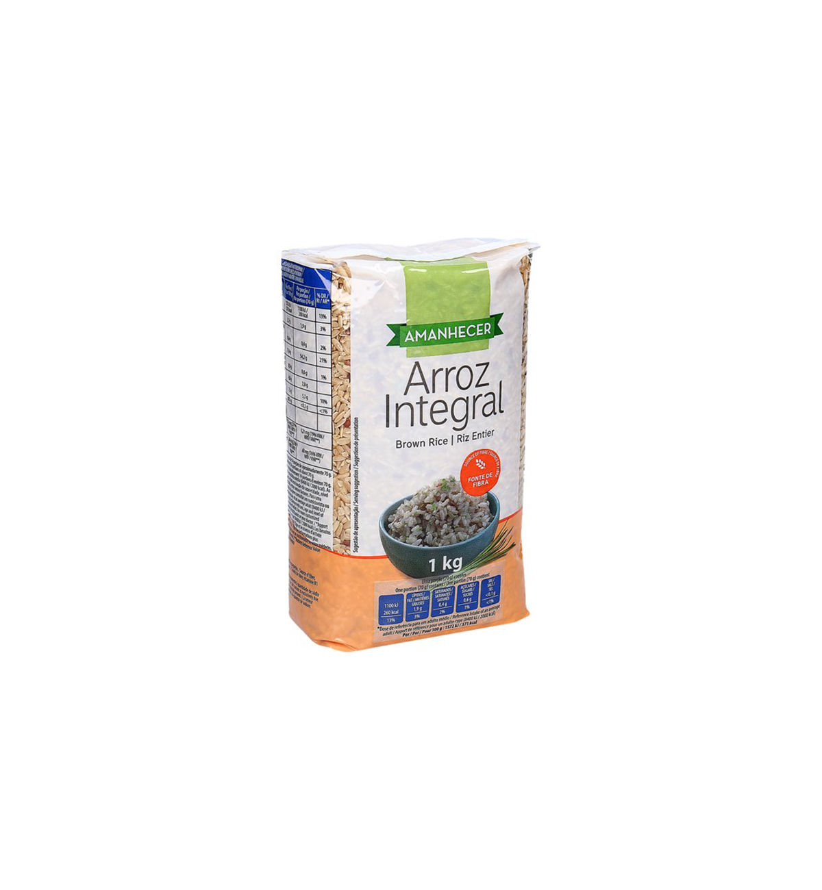 ARROZ INTEGRAL AMANHECER 1KG