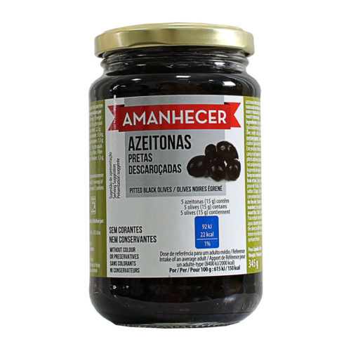 AZEITONA PRETA OXIDADA DESCAROÇADA AMANHECER 165GR