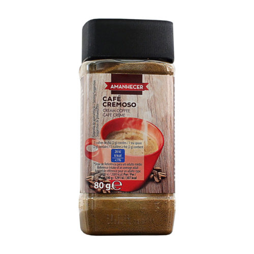 CAFÉ SOLÚVEL CREMOSO AMANHECER 80GR