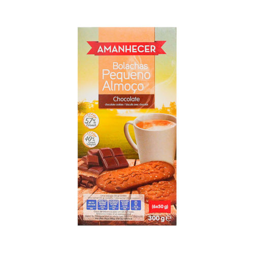 BOLACHA MATINAL CHOCOLATE AMANHECER 300GR