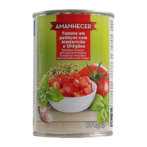 TOMATE PEDAÇOS MANJ/OREG AMANHECER 390GR