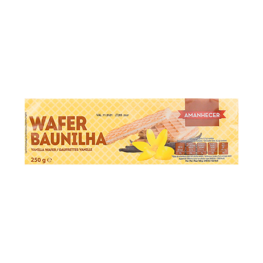 WAFER AMANHECER BAUNILHA 250GR
