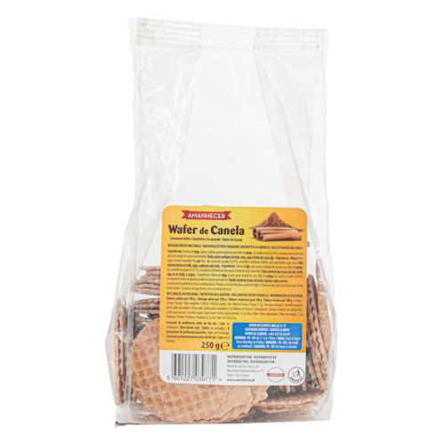 BOLACHA WAFER CANELA AMANHECER 250GR