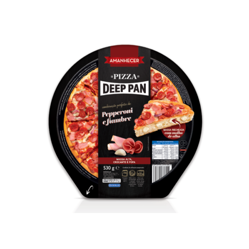 PIZZA AMANHECER DEEP PAN PEPPERONI FIAMBRE 530GR