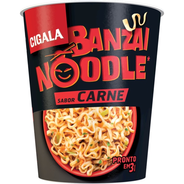 NOODLE CIGALA BANZAI CARNE 67GR