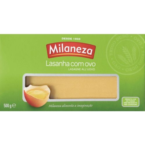 MASSA MILANEZA LASANHA C/OVO 500GR