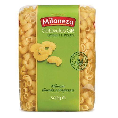 MASSA MILANEZA COTOVELOS GR 500GR