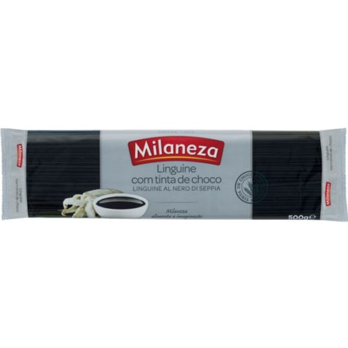 MASSA LINGUINE AL NERO TINTA CHOCO MILANEZA 500GR