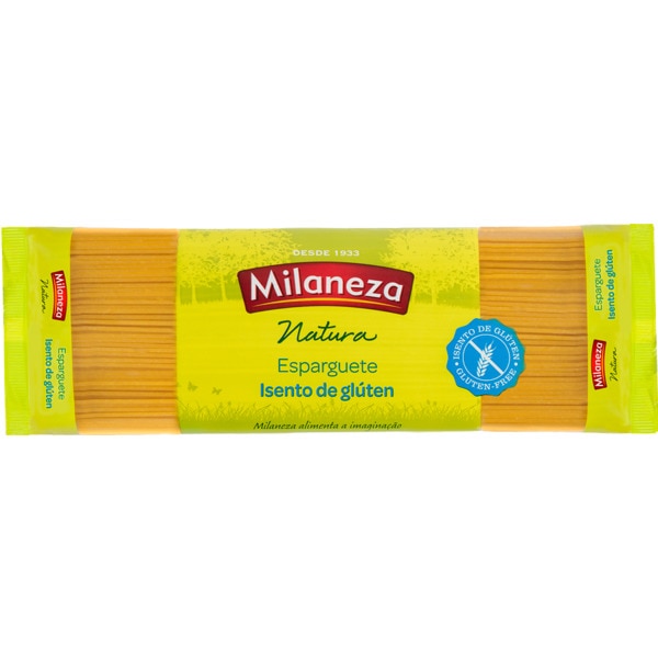 MASSA ESPARGUETE MILANEZA S/GLÚTEN 400GR