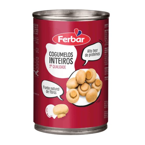 COGUMELOS INTEIROS FERBAR 290GR