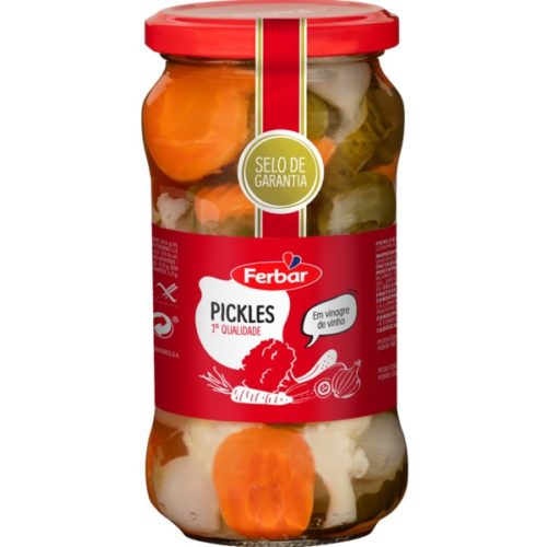 PICKLES FERBAR FRASCO 345GR