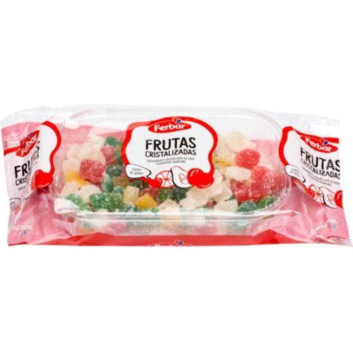 FRUTA CRISTALIZADA CUBOS FERBAR 150G
