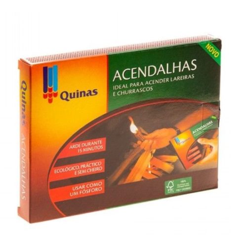 ACENDALHAS FÓSFORO QUINAS 20UNID