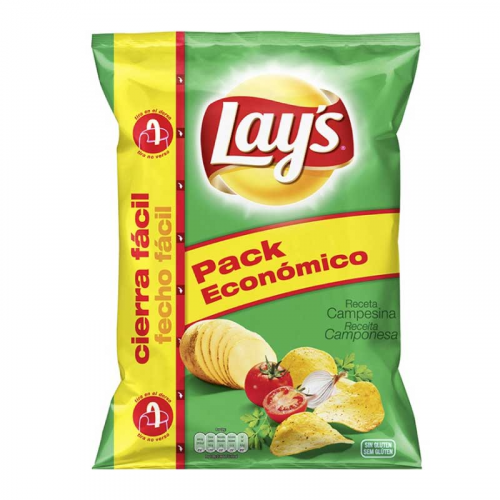 BATATA FRITA LAYS CAMPONESAS 200GR PACK ECONOMICO