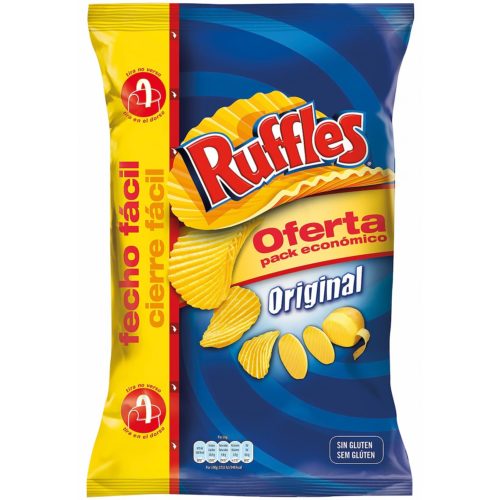 BATATA FRITA RUFFLES SAL 215GR PACK ECONOMICO
