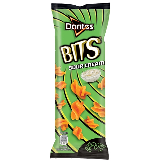 SNACK MILHO DORITOS BITS SOUR CREAM ONION 100GR