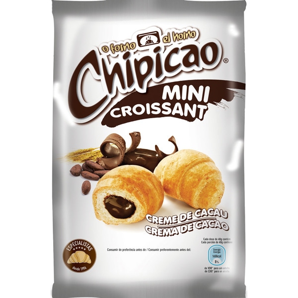 CROISSANT MINI CHOCOLATE CHIPICAO 80GR