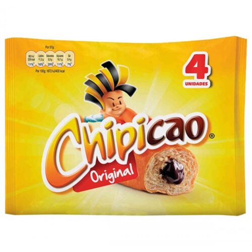 CHIPICAO CACAU 4X57GR