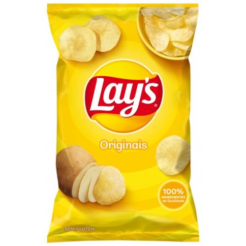 BATATA FRITA LAY'S SAL ORIGINAIS 125GR