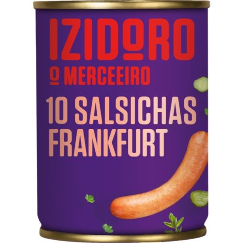 SALSICHAS IZIDORO 5 PARES LATA 350GR